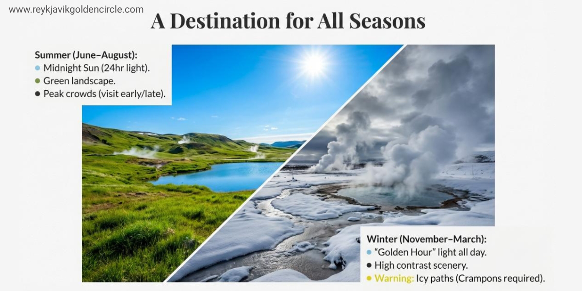 Geysir in All Seasons