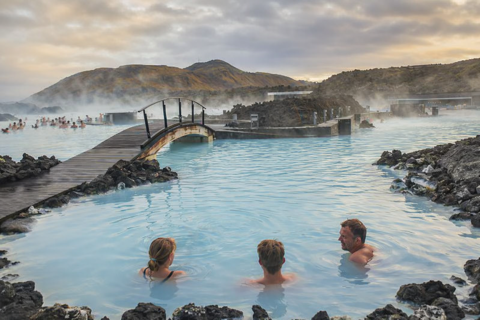 Relaxing geothermal spa experience in Iceland